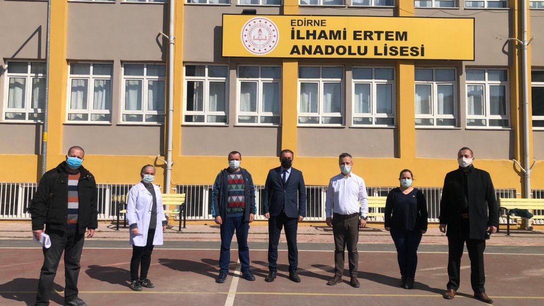 PISA 2022 Pilot Uygulamasının gerçekleşeceği İlhami Ertem Anadolu Lisesi'ni ziyaret ederek branş öğretmenleri ile toplantı gerçekleştirildi.